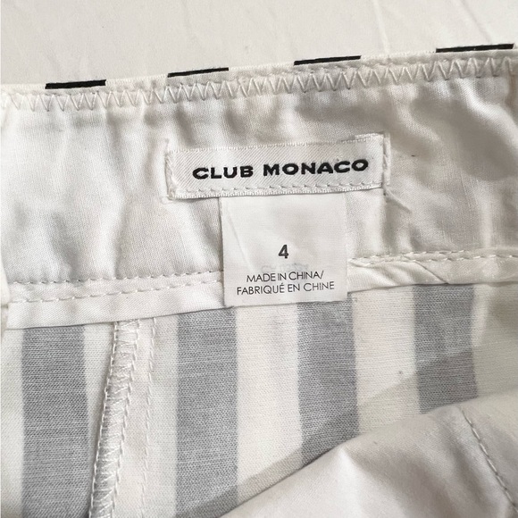 NWOT Club Monaco striped shorts sz 4 - Picture 3 of 3